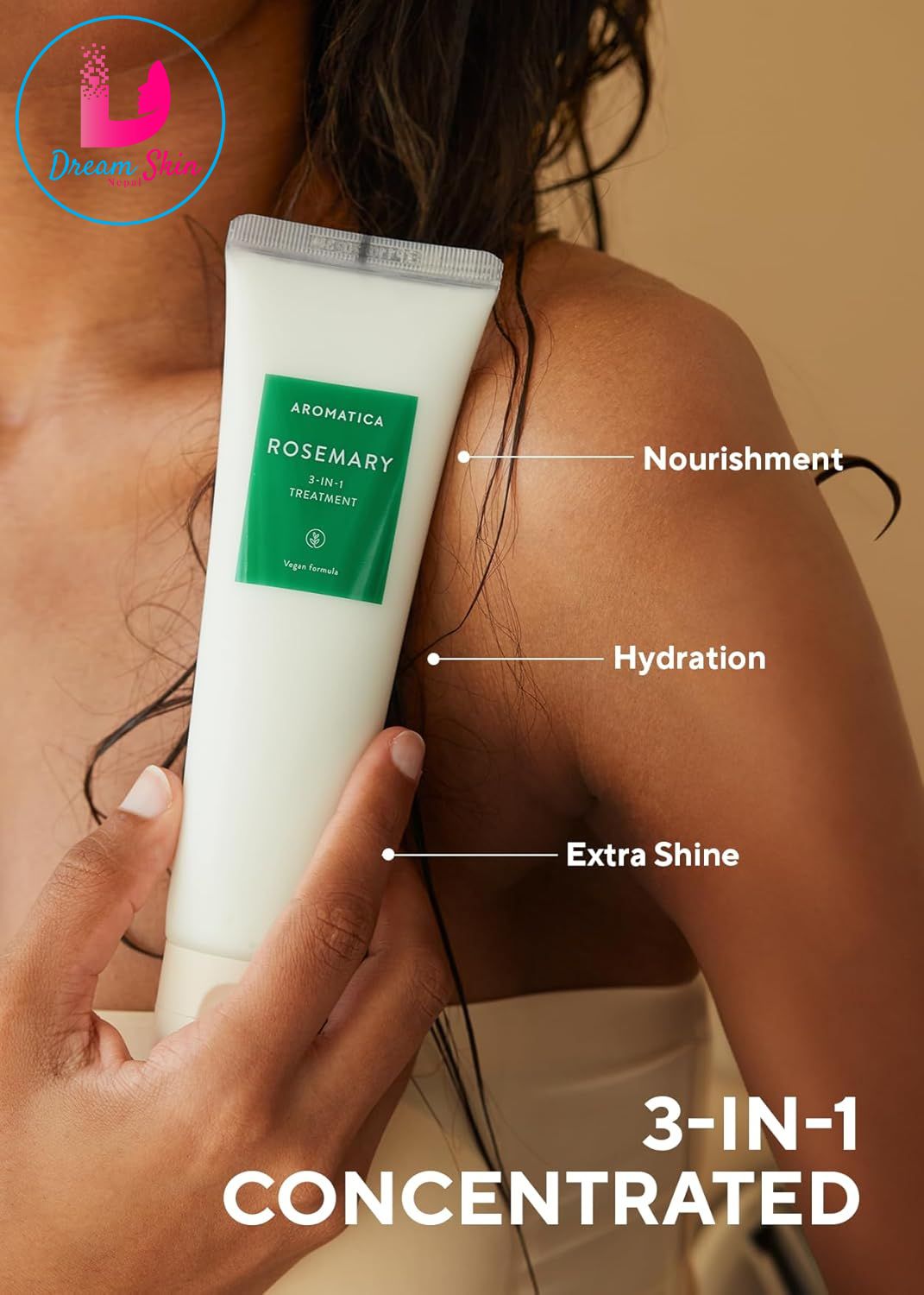 Aromatica Rosemary 3-In-1 Treatment, 160ml